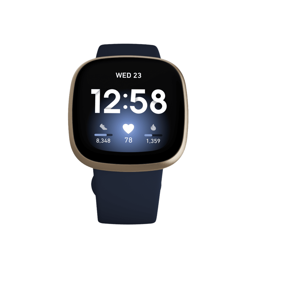 Fitbit Versa 3 Midnight Soft Gold Smartwatch – RCFRU
